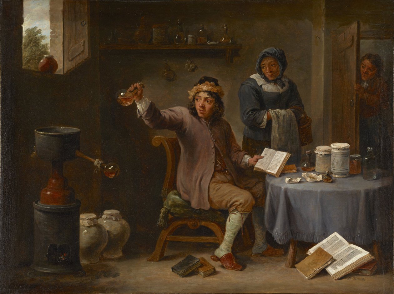 Läkarbesöket av David Teniers the Younger