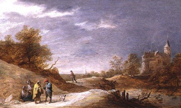Spåmannen av David Teniers the Younger