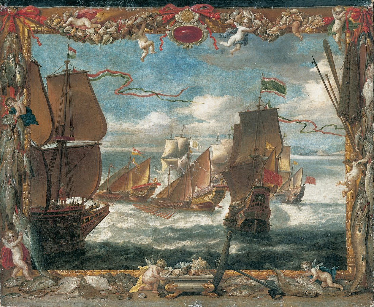 Mötet med den turkiska flottan av David Teniers the Younger