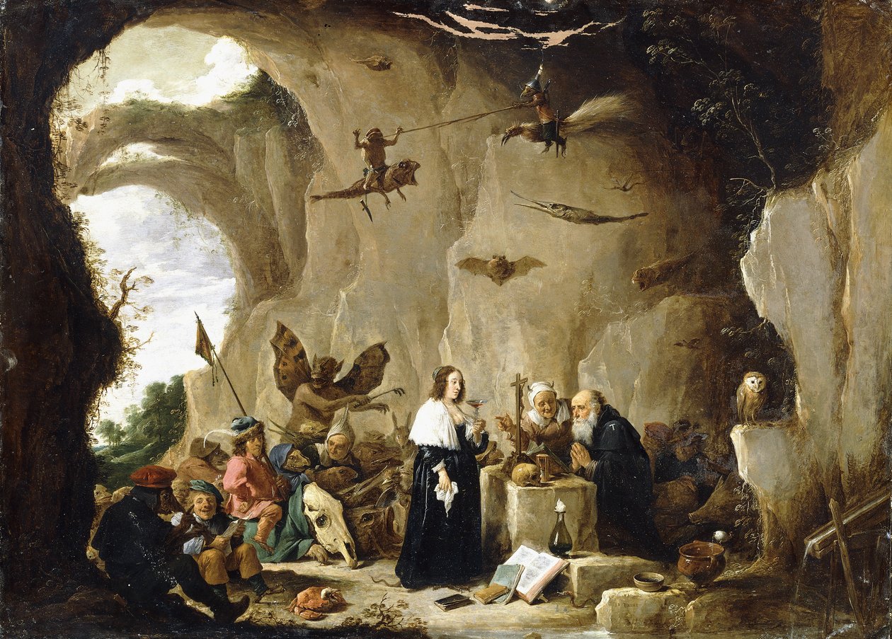 Sankt Antonius frestelse, av David Teniers the Younger