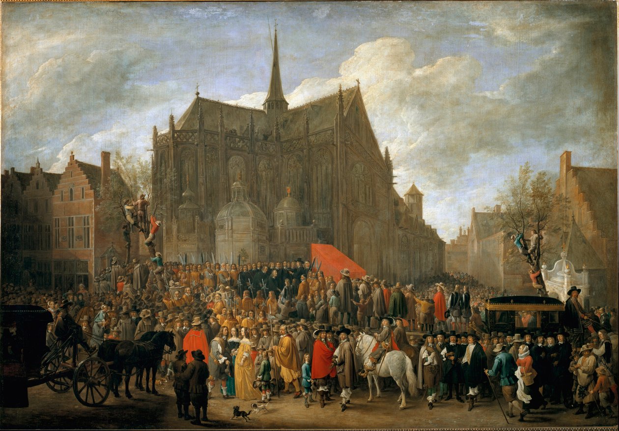 Spelet Papegai i Bryssel (Målning av David Teniers the Younger