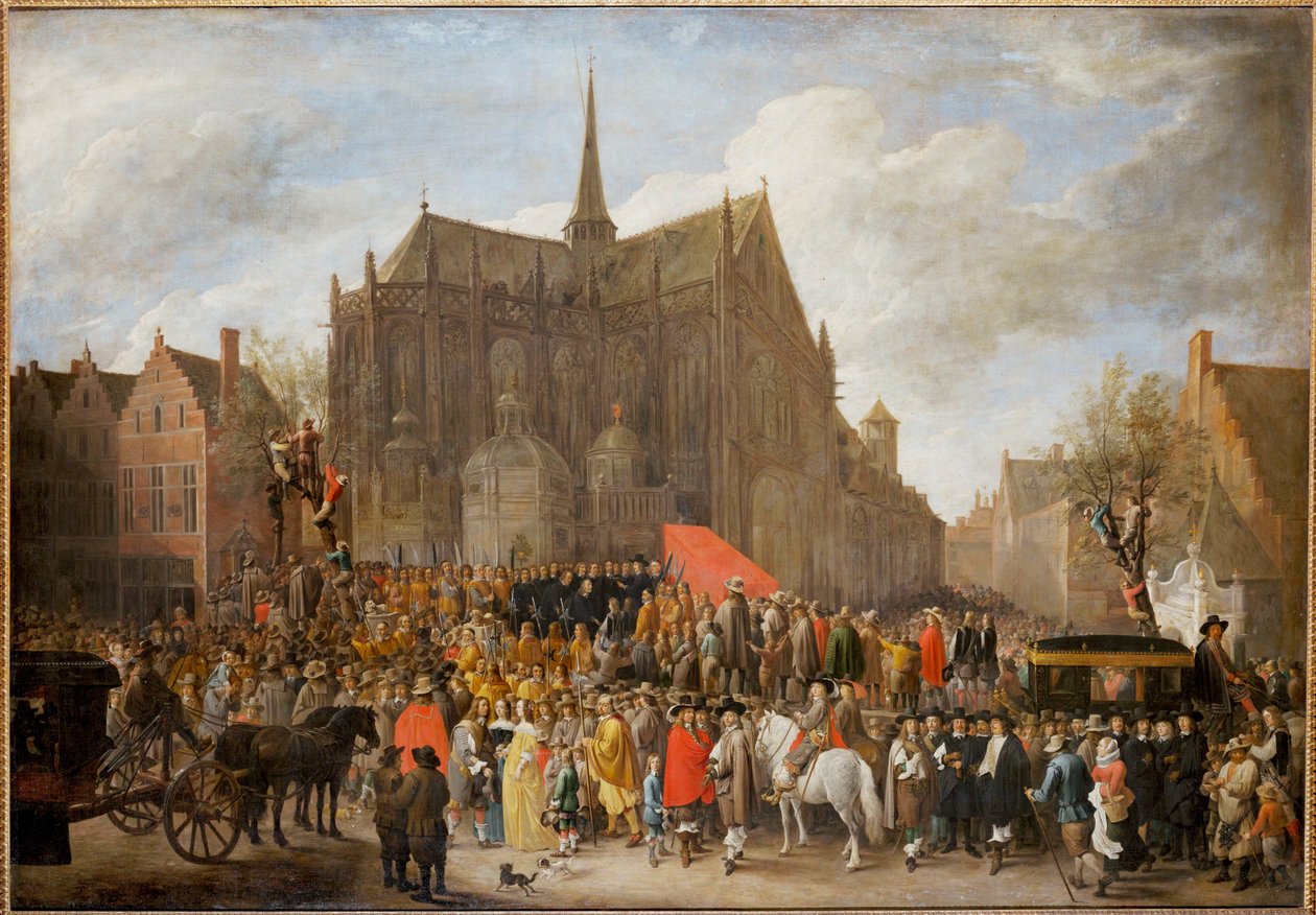 Skyttetävlingen i Bryssel av David the Younger Teniers