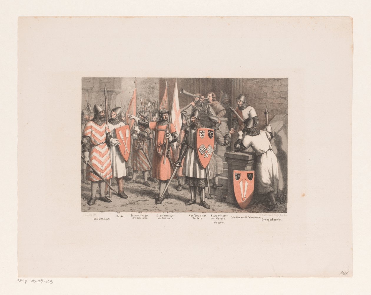 Riddare, 1200-talet av David van der Kellen