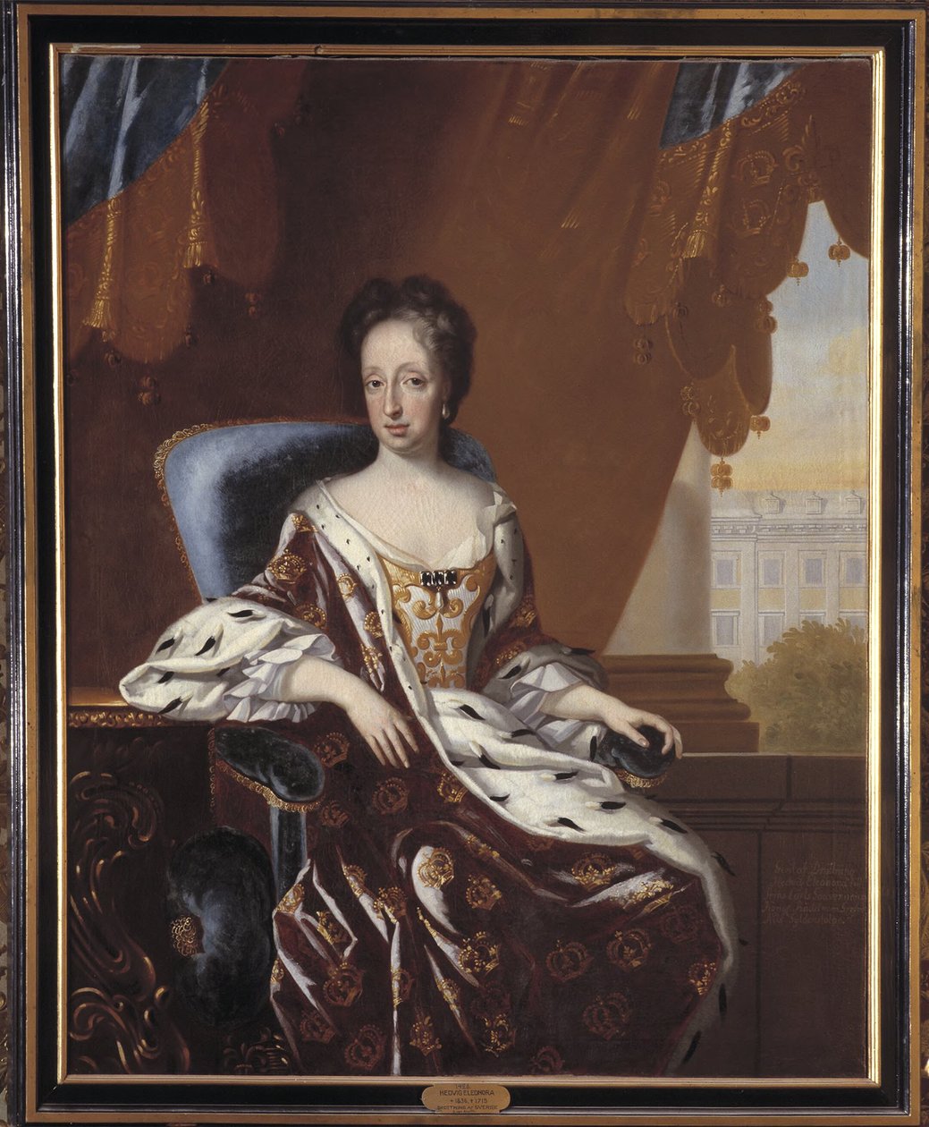 Hedvig Eleonora, 1636-1715, prinsessa av Holstein-Gottorp, drottning av Sverige av David von Krafft