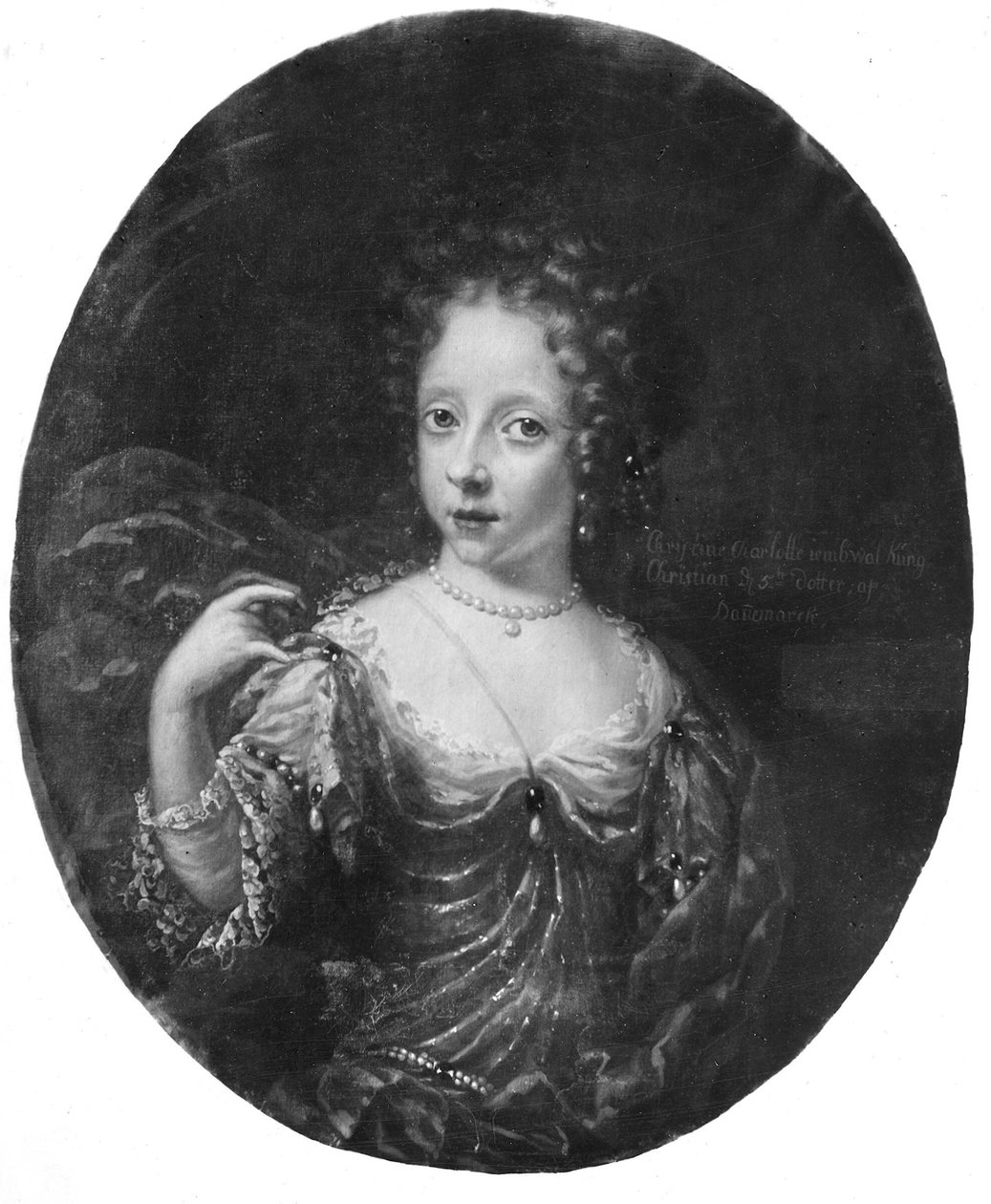 Kristina Charlotta, 1679-1689, prinsessa av Danmark av David von Krafft