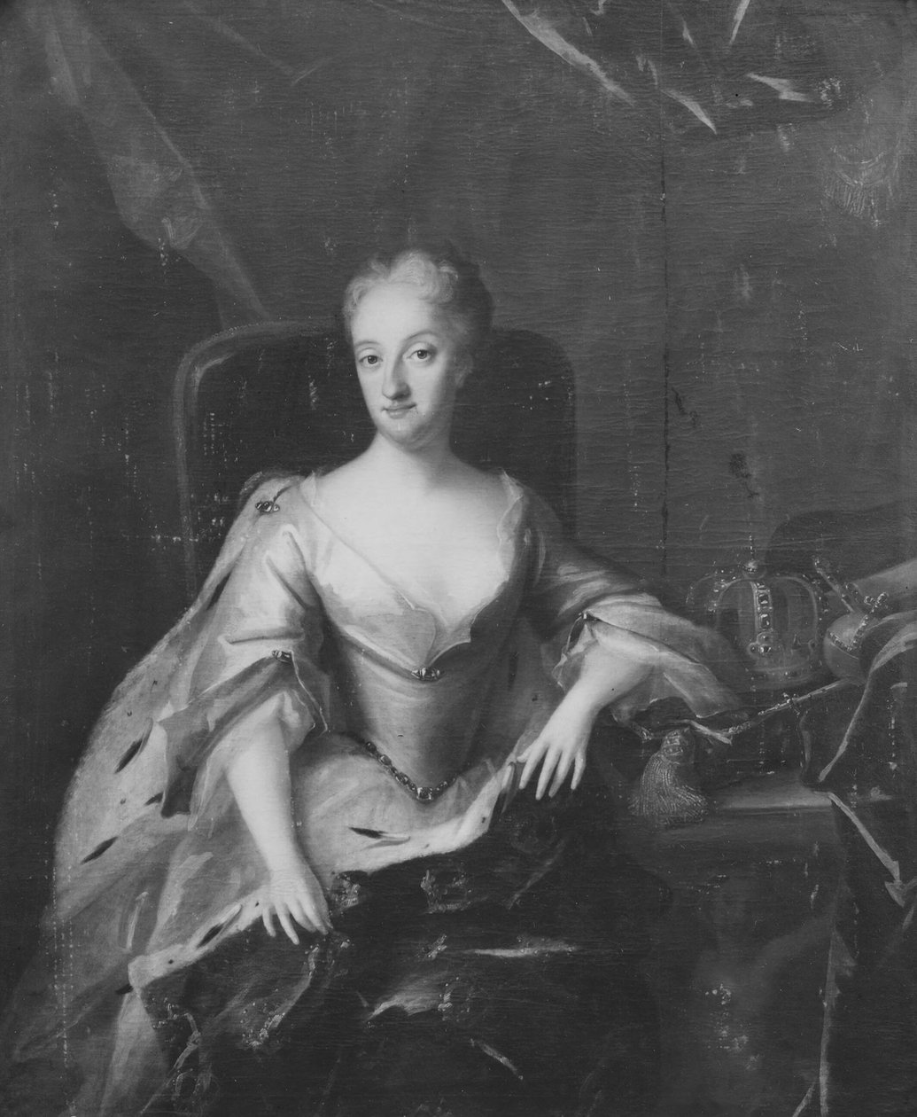 Ulrika Eleonora d.y. 1688-1741, drottning av Sverige av David von Krafft