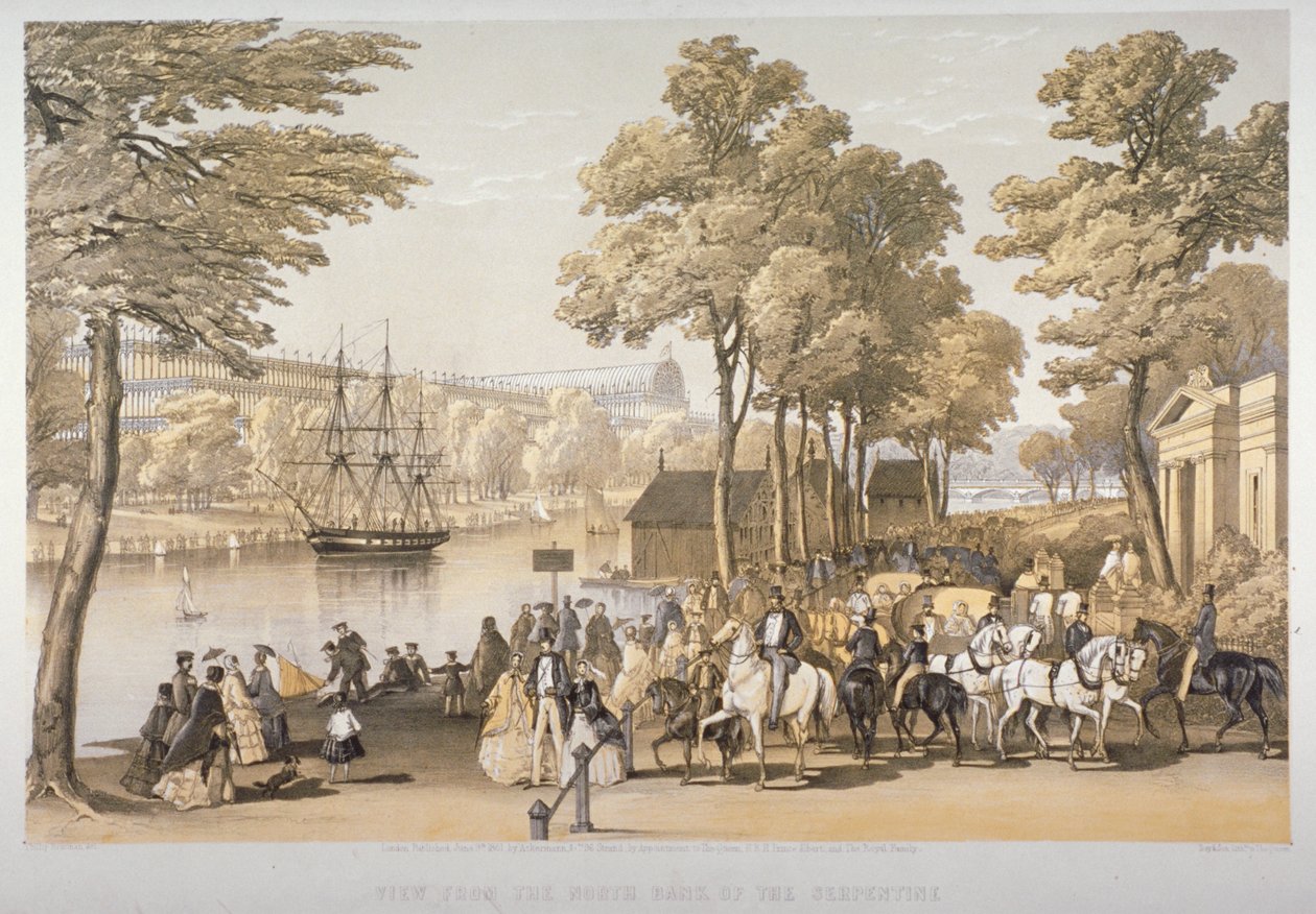 The Great Exhibition, Hyde Park, Westminster, London, 1851. av Day and Son