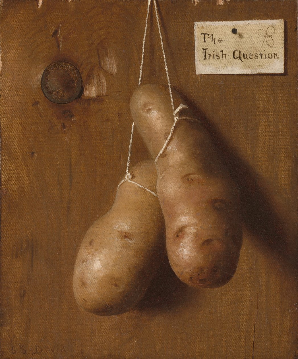Den irländska frågan, 1880-talet. av De Scott Evans