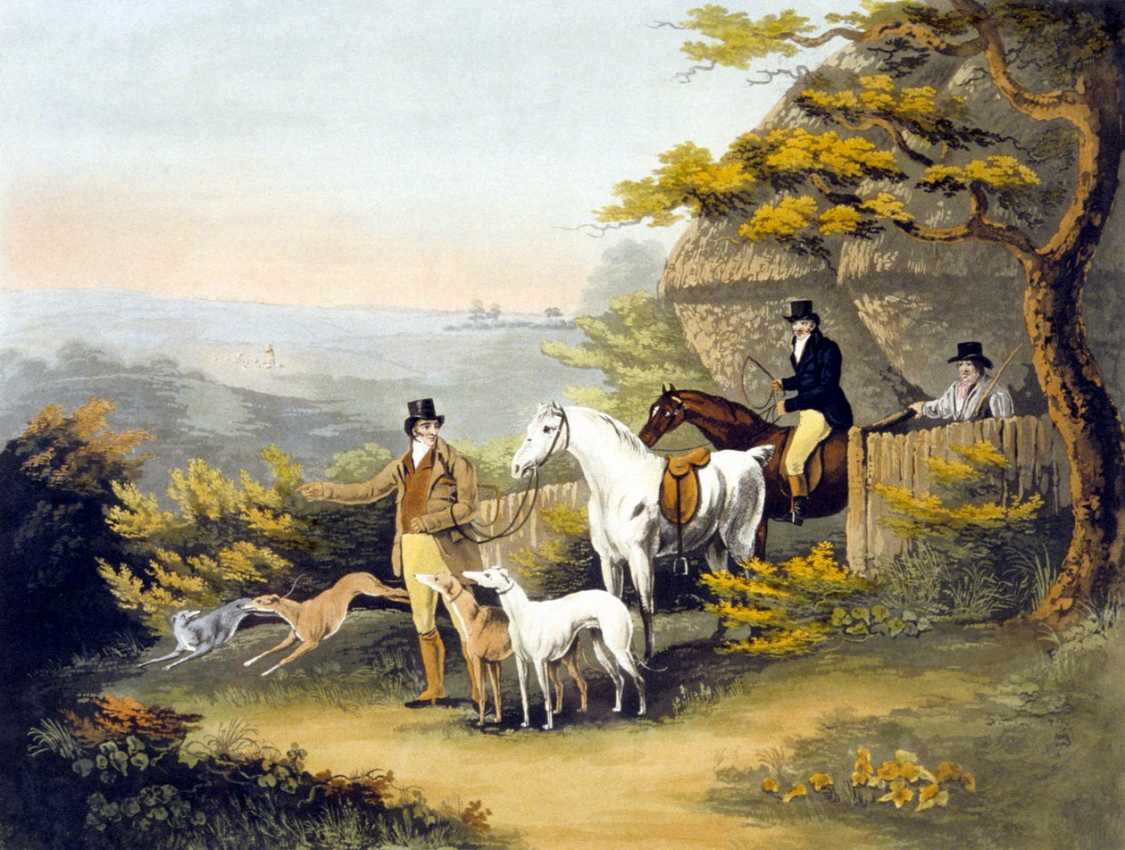 Coursing, plåt 1, graverad av R.G. Fogde av Dean Snr. (after) Wolstenholme
