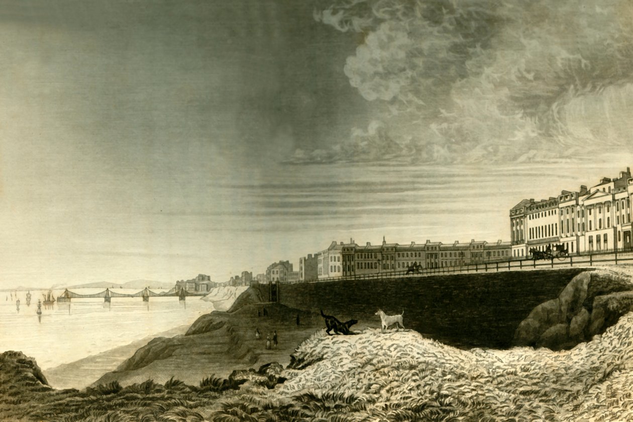 East View of Brighton från Kemp Town, 1835. av Dean Wolstenholme