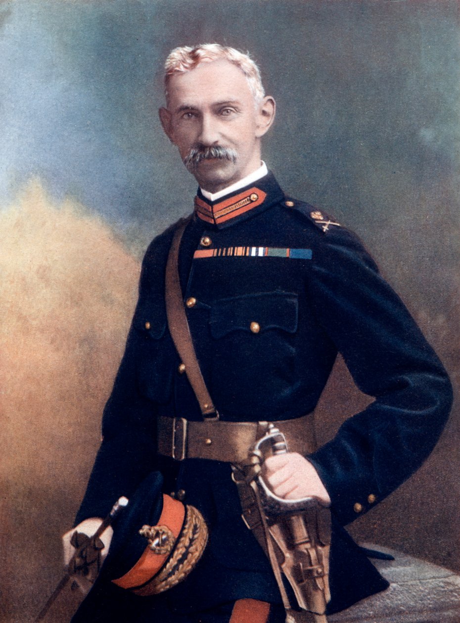 Generalmajor G Barton, befäl över 6:e infanteribrigaden, 1902 av Debenham and Smith