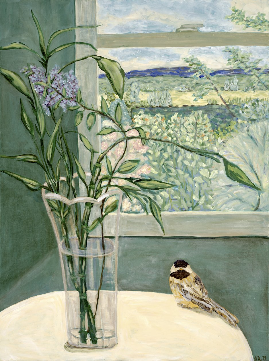 View from Inside, 2019 (akryl på duk) av Deborah Eve Alastra