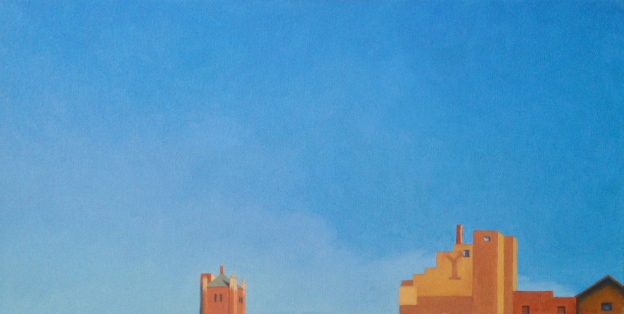 Brooklyn Fort Greene Sky, 2012 (olja på duk) av Deborah Stevenson