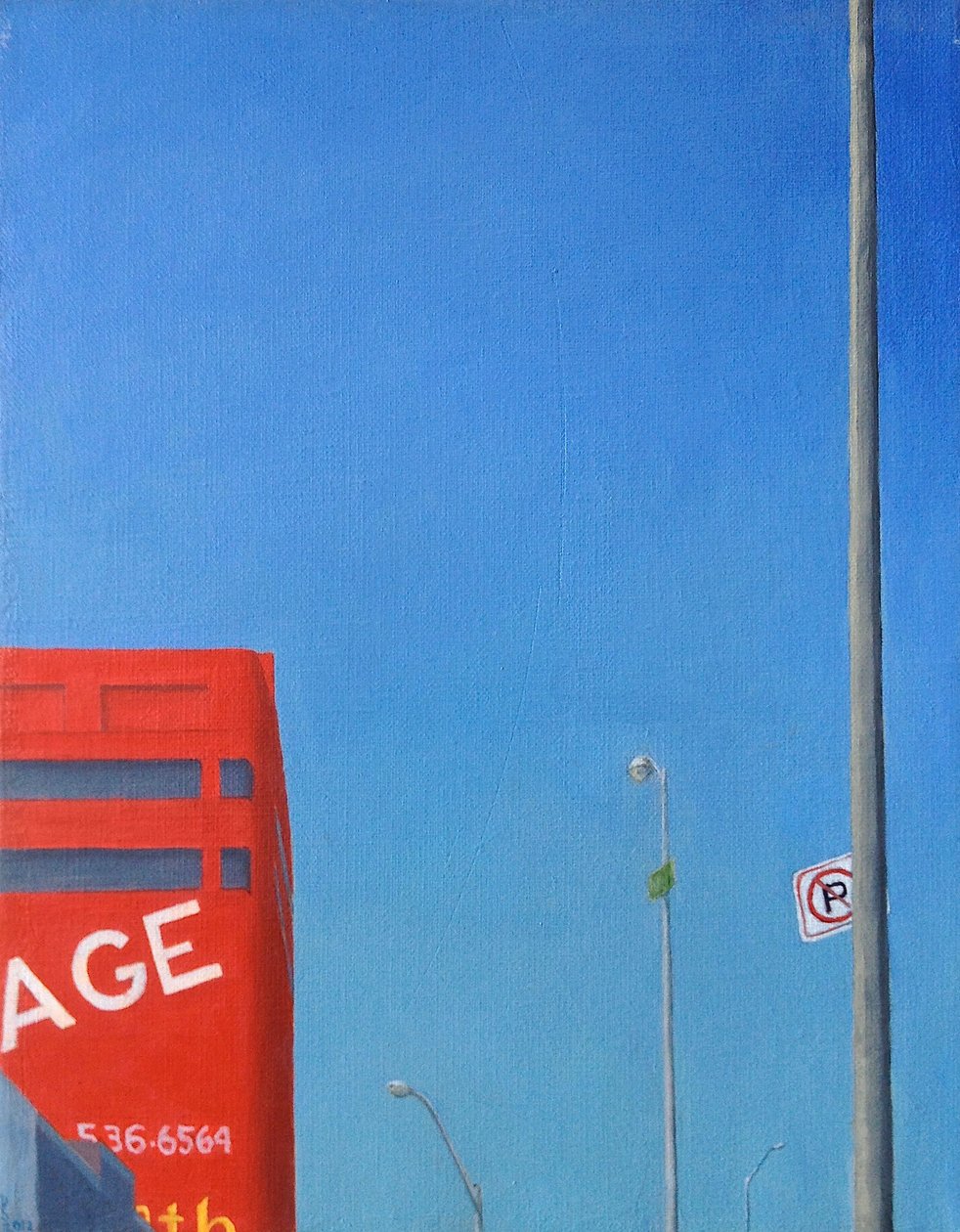 Brooklyn Storage, 2012 (olja på duk) av Deborah Stevenson