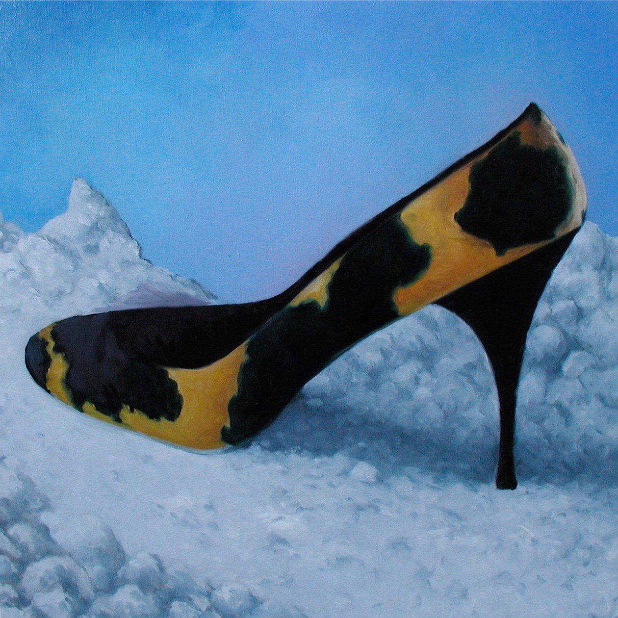 High Heel, 2008 (olja på duk) av Deborah Stevenson