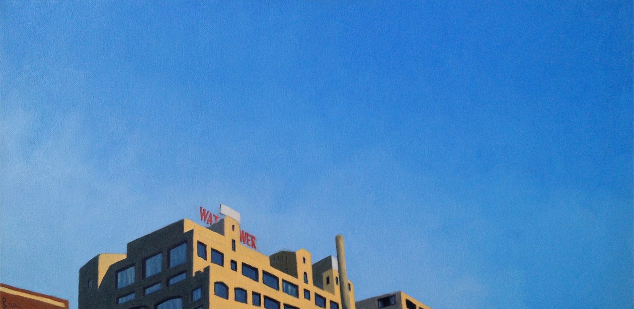Vakttornet, 2012 (olja på duk) av Deborah Stevenson