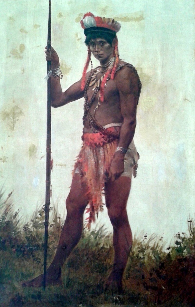 Chief of the indians of the Uaupes River av Decio Villares
