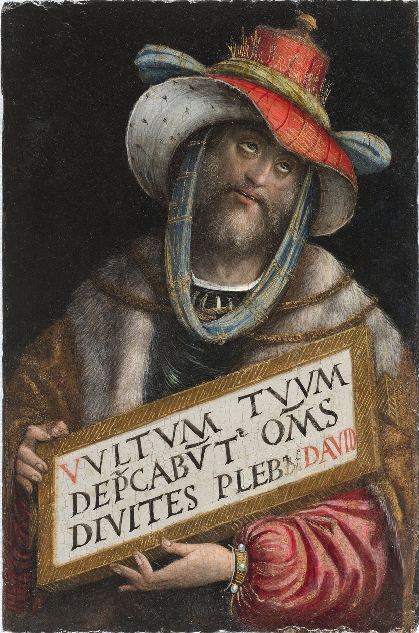 Kung David, ca 1525 av Defendente Ferrari