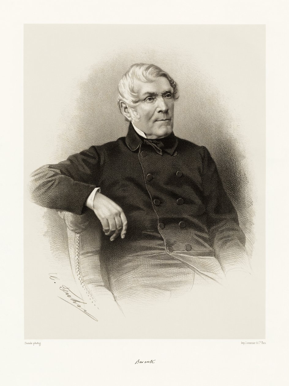 Amable Guillaume Prosper Brugière, baron de Barante, 1865-66 av Demee