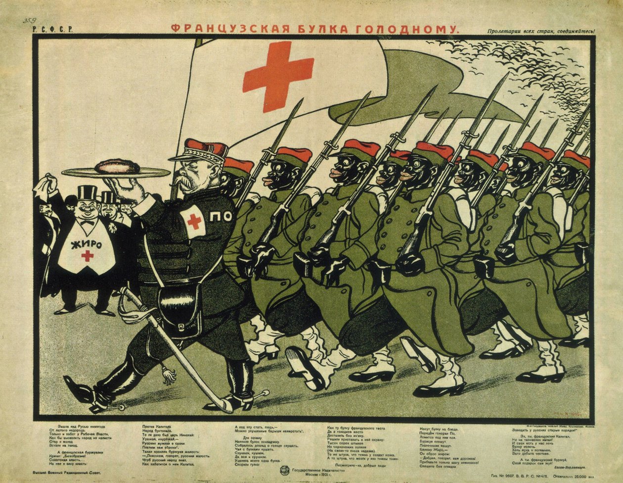 Franska limpa till de hungriga, 1921 av Deni
