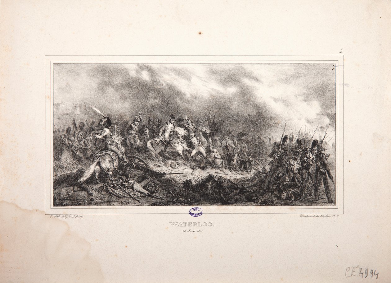 Waterloo, 18 juni 1815 av Denis Auguste Marie Raffet
