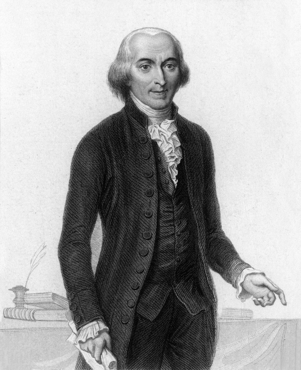 Jean-Marie Roland, Viscount de la Platiere av Denis Auguste Marie (after) Raffet