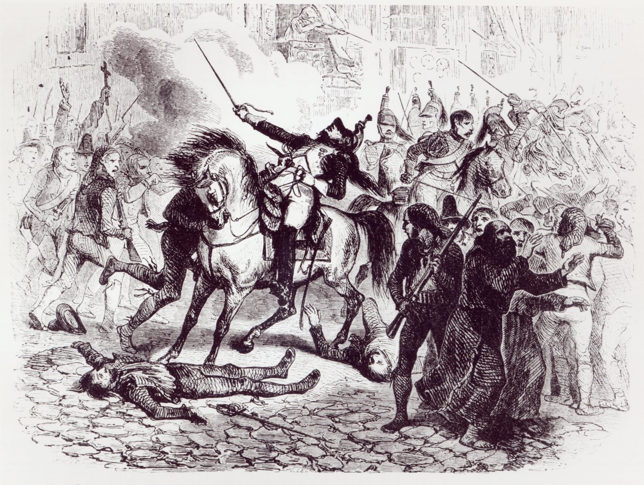 2 maj 1808, uppror i Madrid, från 