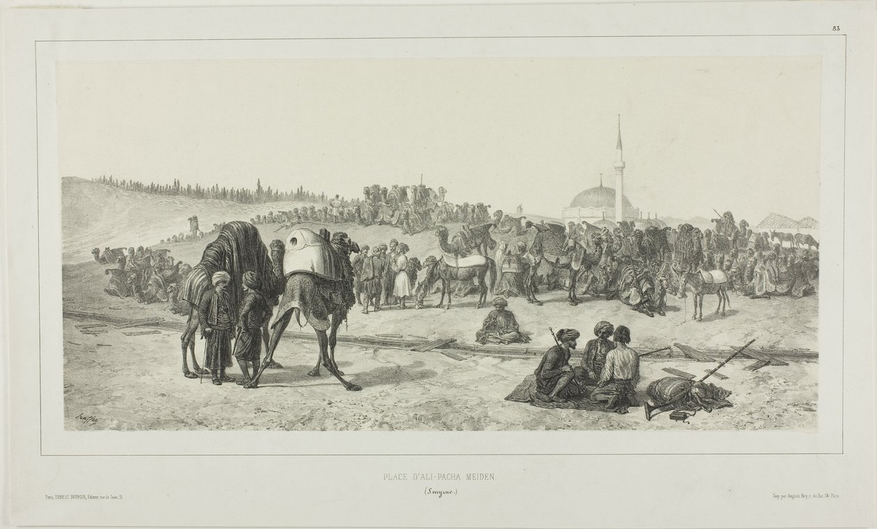 Ali-Pacha Meiden, Smyrna av Denis Auguste Marie Raffet
