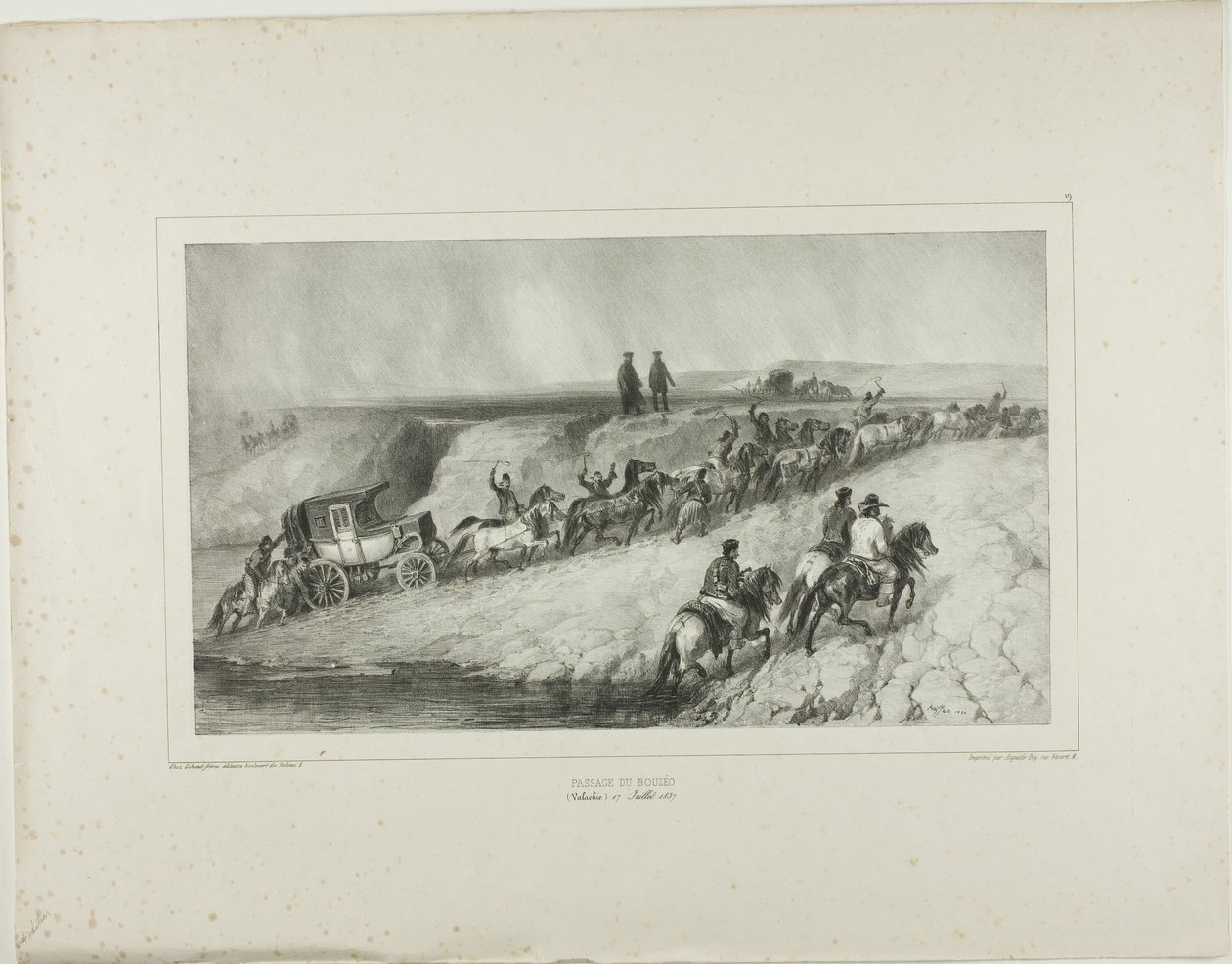 Bouzeo-passagen av Denis-Auguste-Marie Raffet