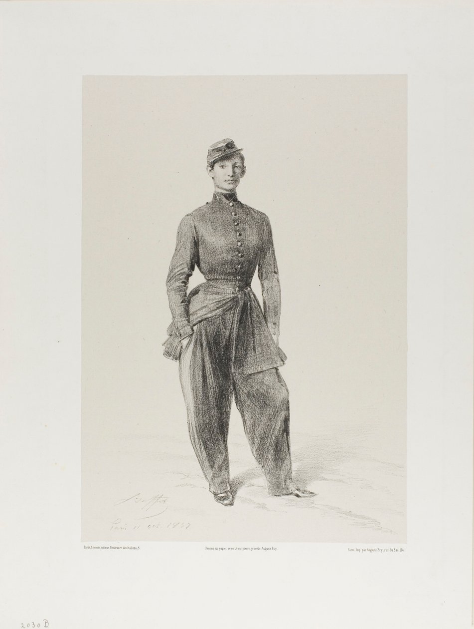 Porträtt av Auguste Raffet av Denis Auguste Marie Raffet