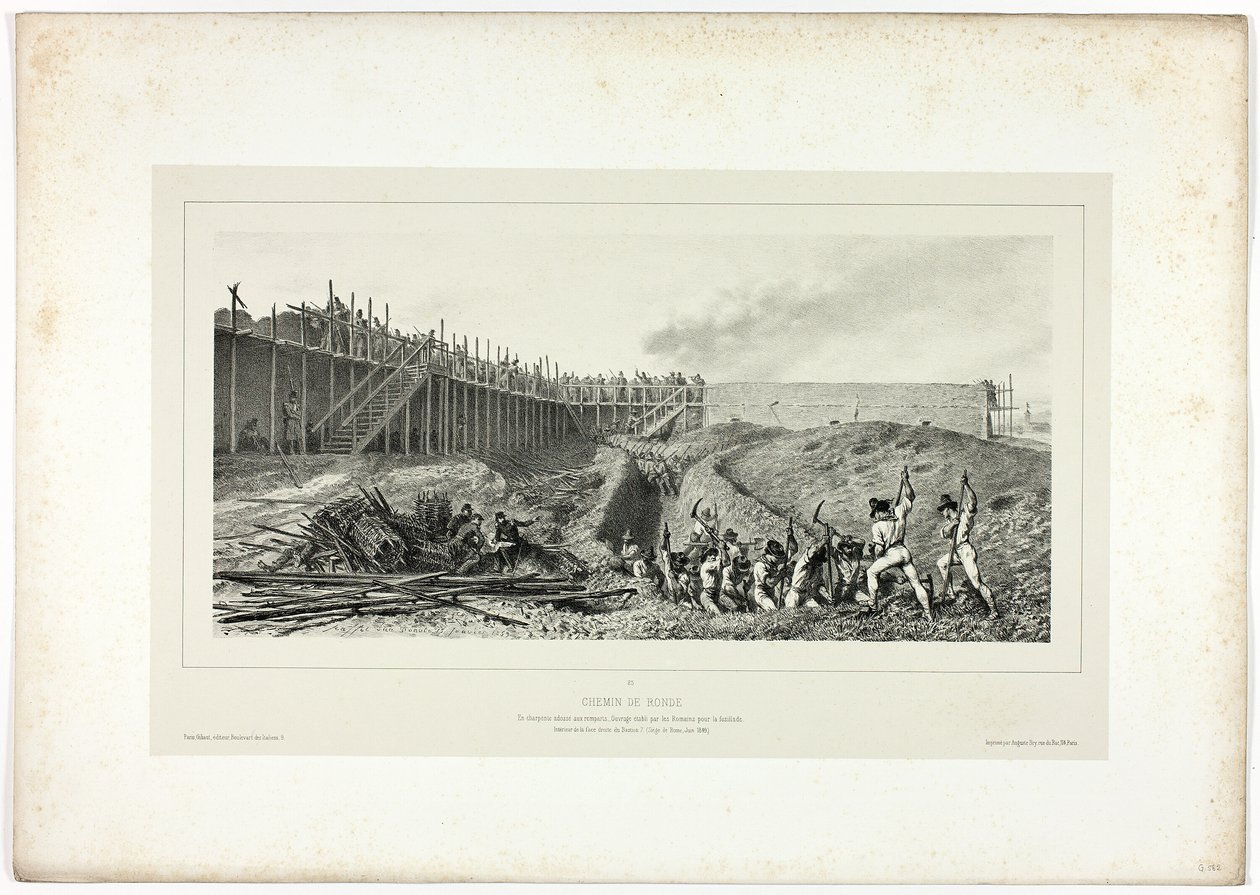 Round Way, från Souvenirs of Italy: Expedition från Rom av Denis Auguste Marie Raffet