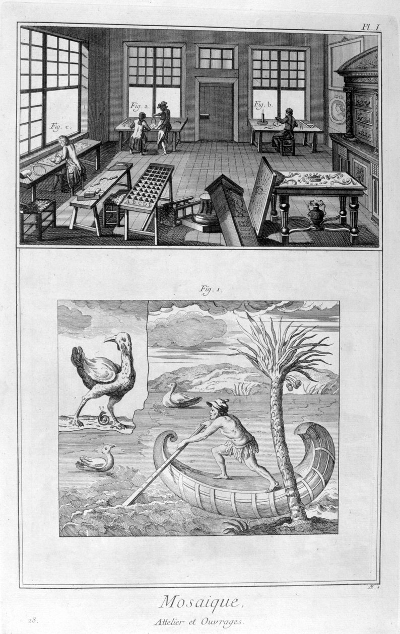 Mosaikmakare, 1751-1777 av Denis Diderot