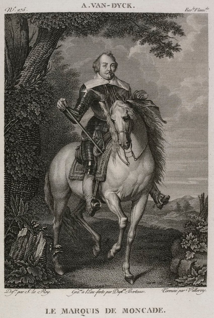 Denis-Sébastien Leroy, Antoine-Claude-François Villerey och Jean Duplessis-Bertaux - Markisen av Moncade, efter Antoine van Dyck - 1802-1815 av Denis Sebastien Leroy