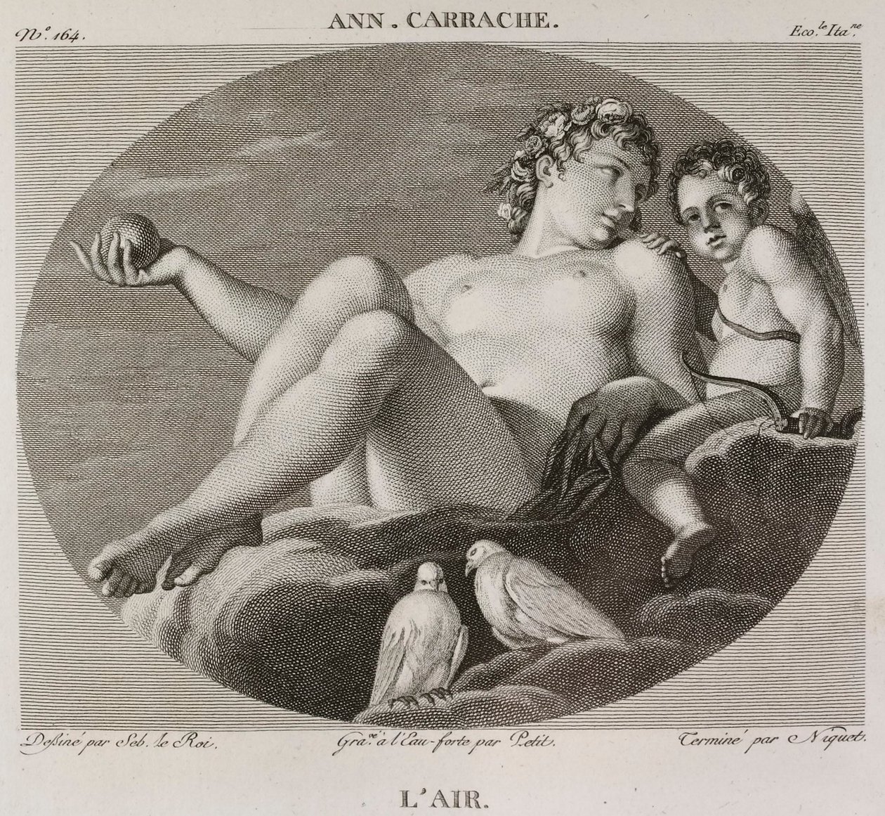 Denis-Sébastien Leroy, Petit och Niquet - Luften, efter Annibale Carrache - 1802-1815 av Denis Sebastien Leroy