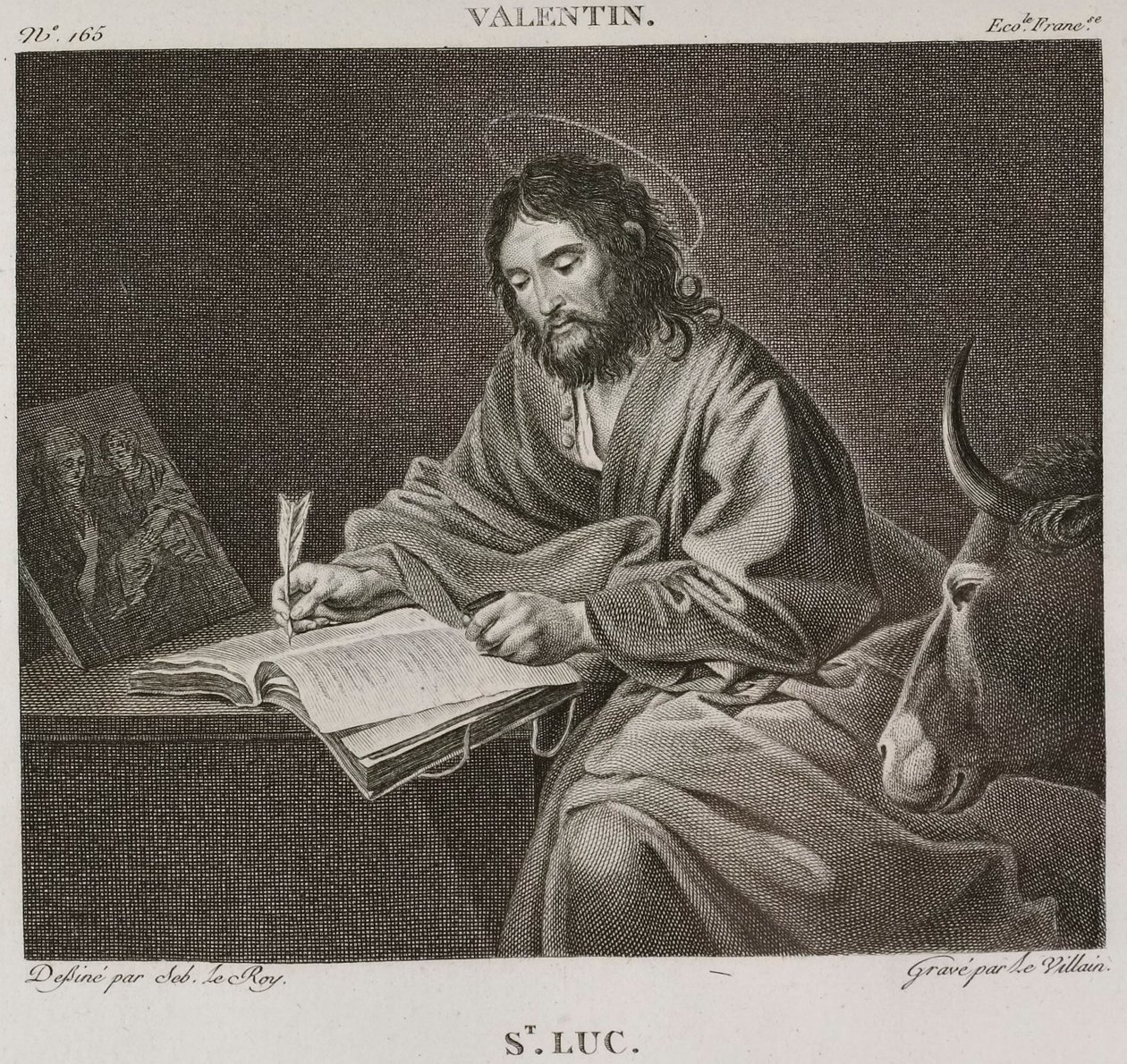 Denis-Sébastien Leroy et Petit - Sankt Lukas, efter Le Valentin - 1802-1815 av Denis Sebastien Leroy