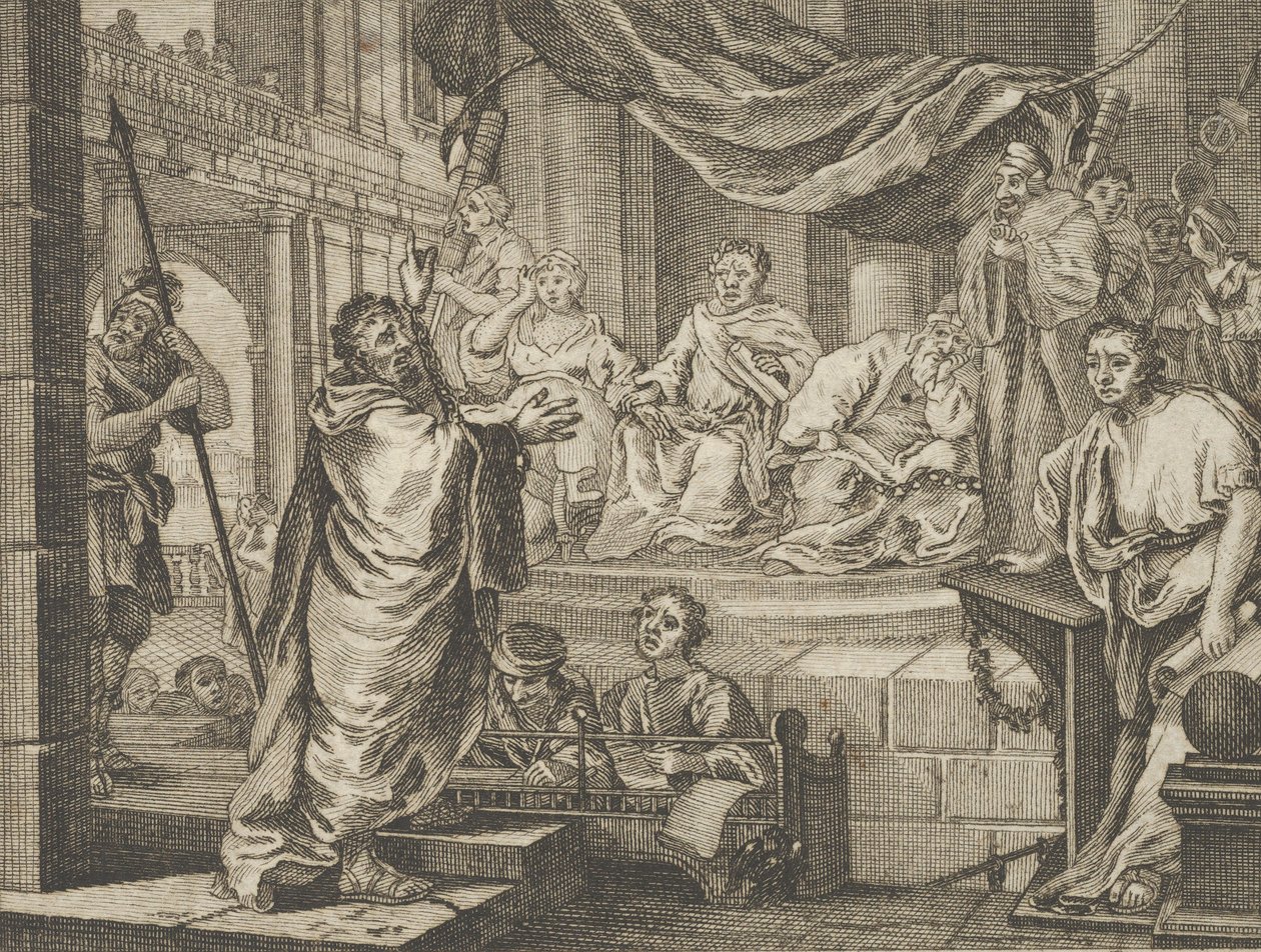 Paul Before Felix, ca. 1800. av Dent
