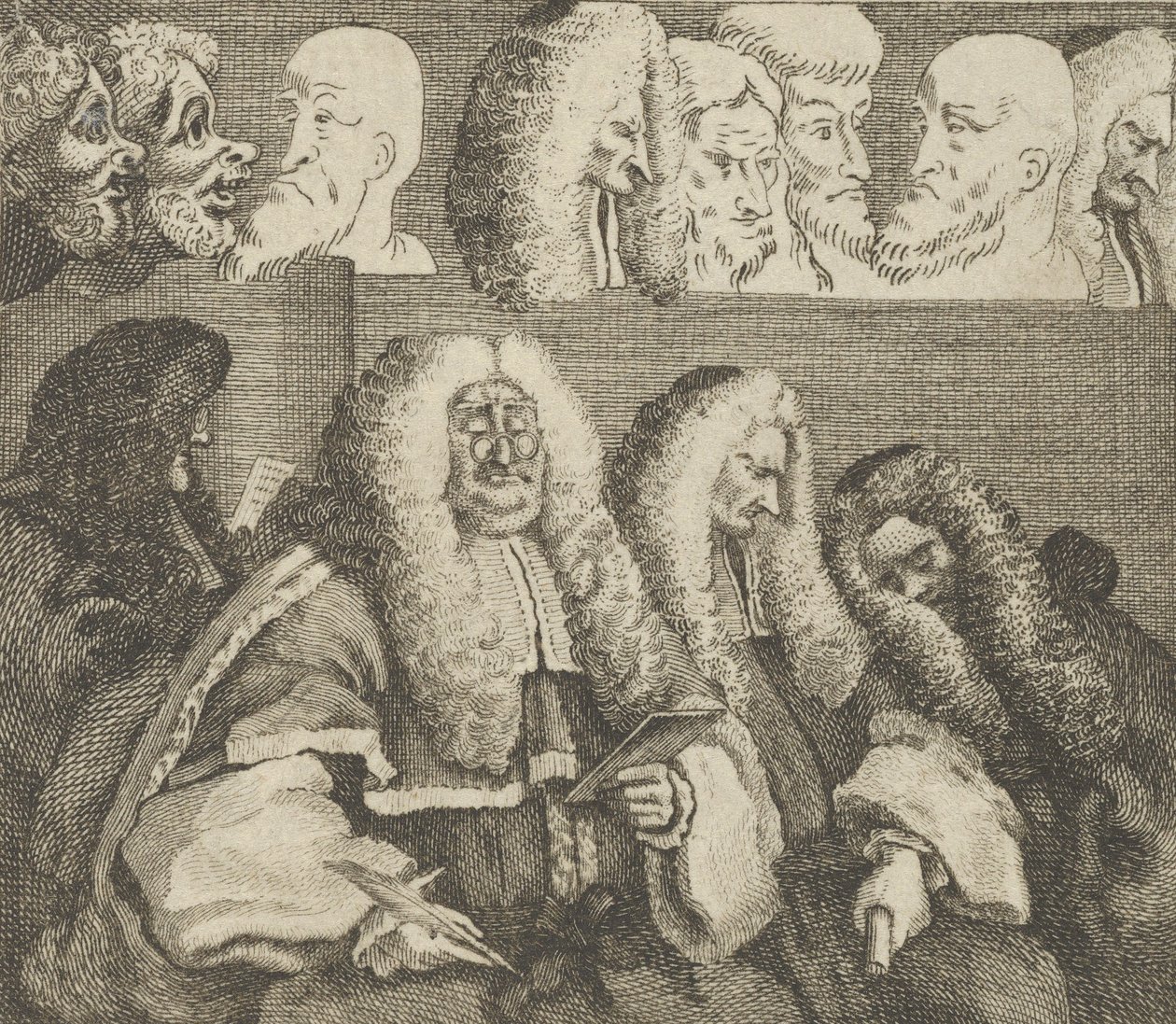 Bänken, 1790-1810. av Dent