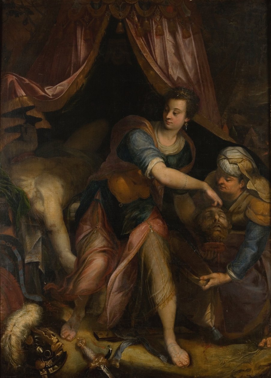 Judith med huvudet av Holofernes av Denys Calvaert