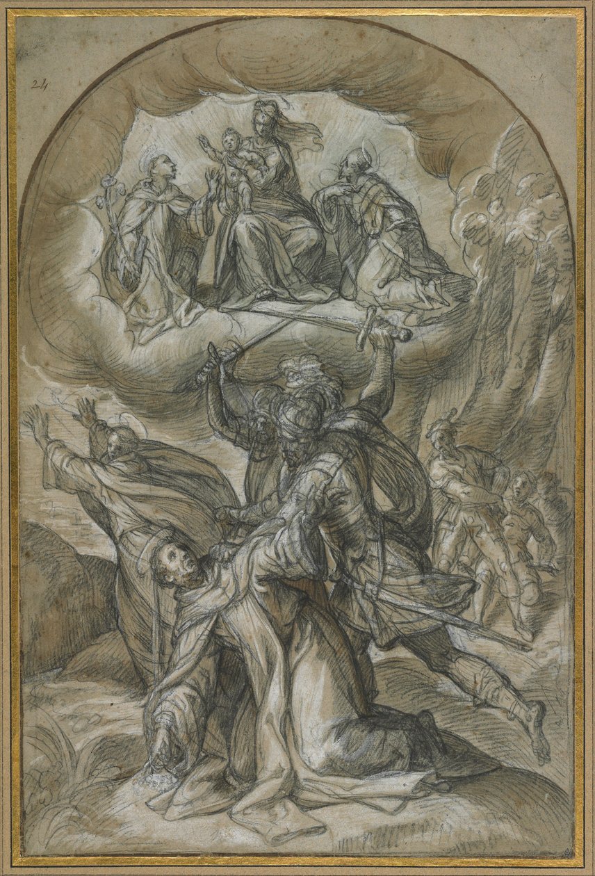 Den helige Petrus martyrs död av Denys Calvaert
