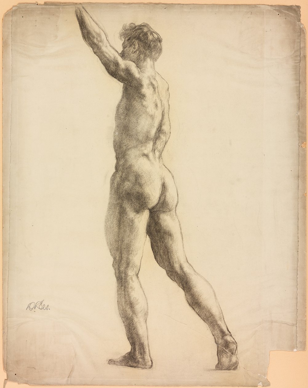 En studie av en manlig figur av Derwent Lees
