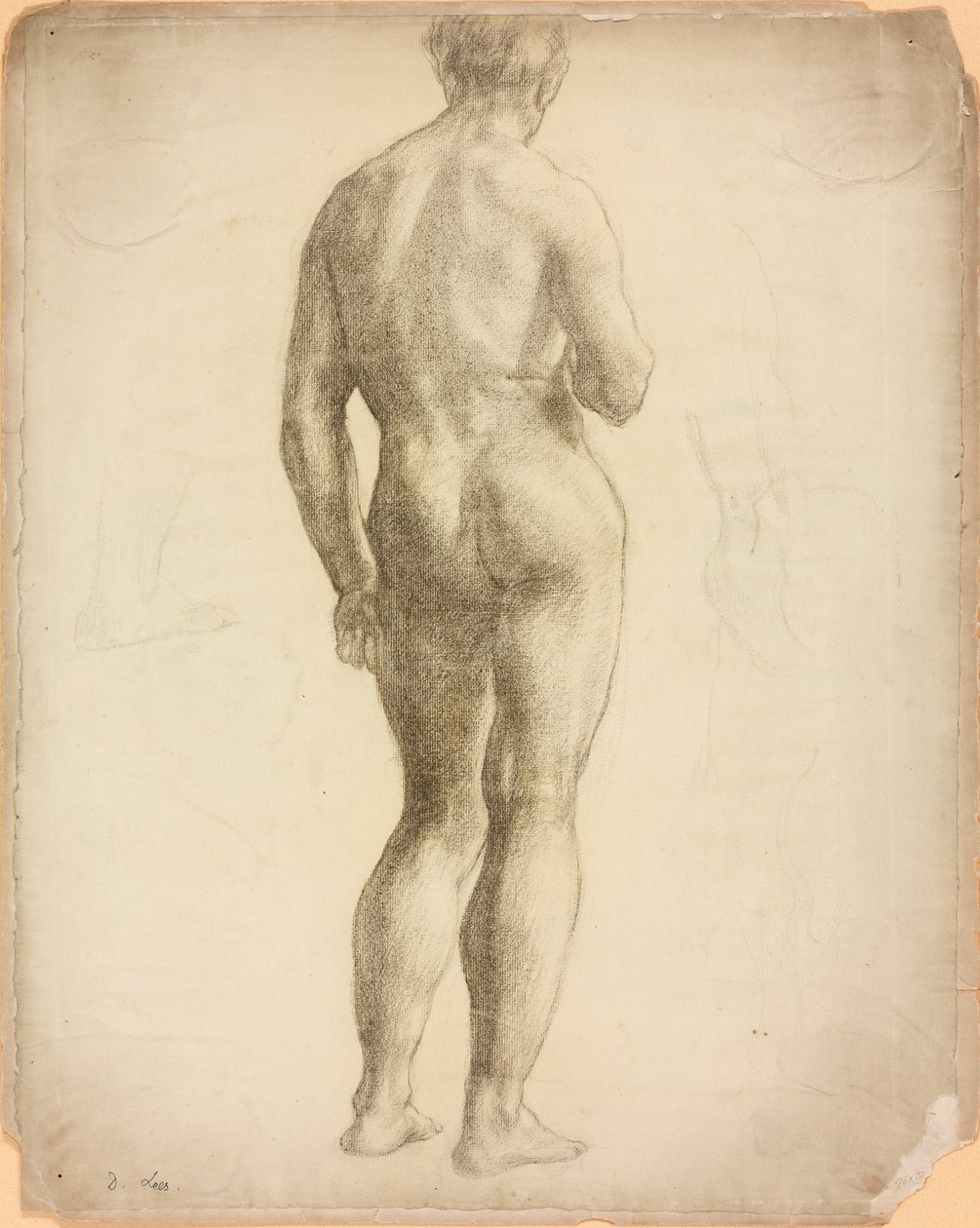 En studie av en manlig figur av Derwent Lees