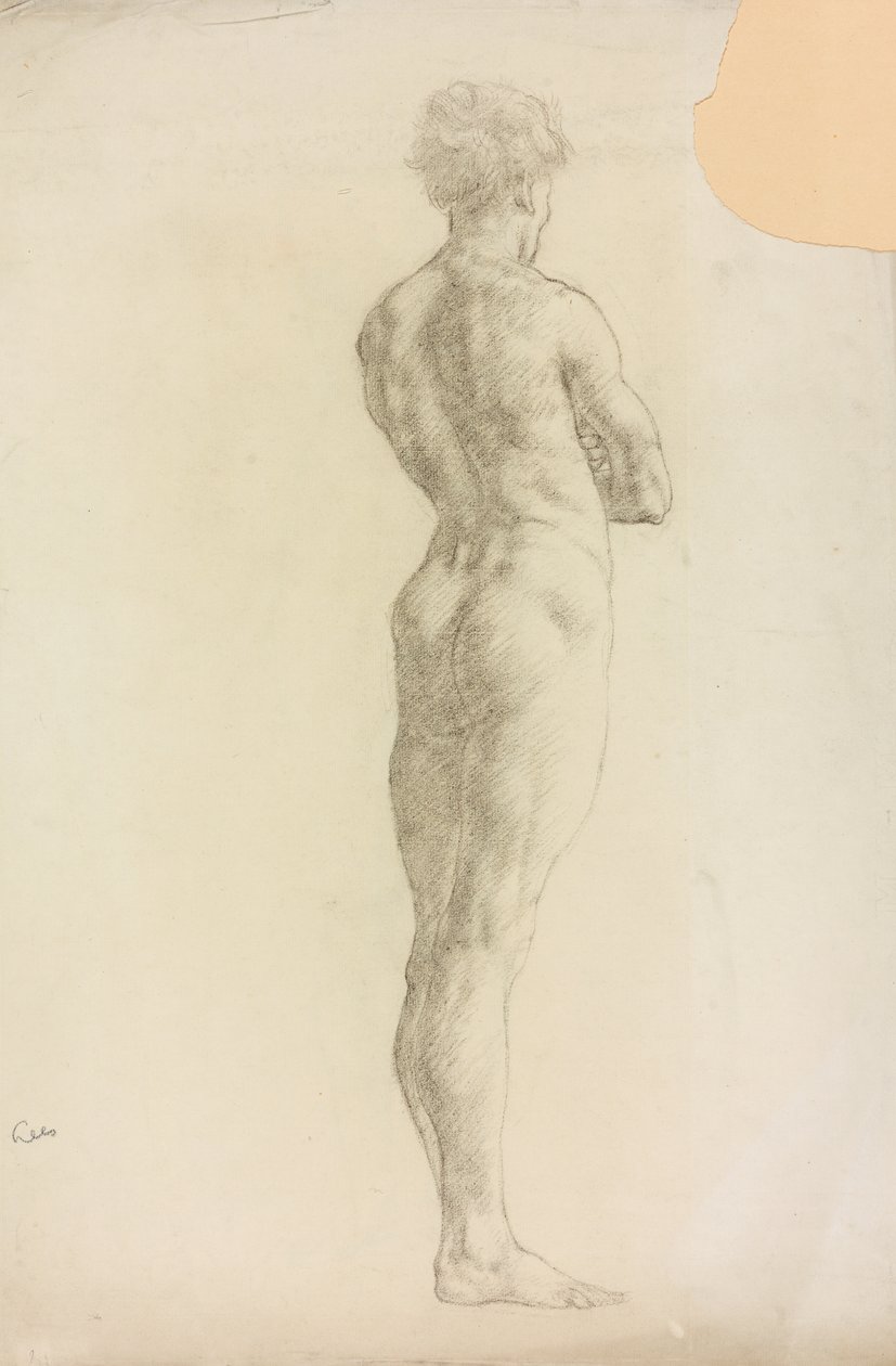 En studie av en manlig figur av Derwent Lees