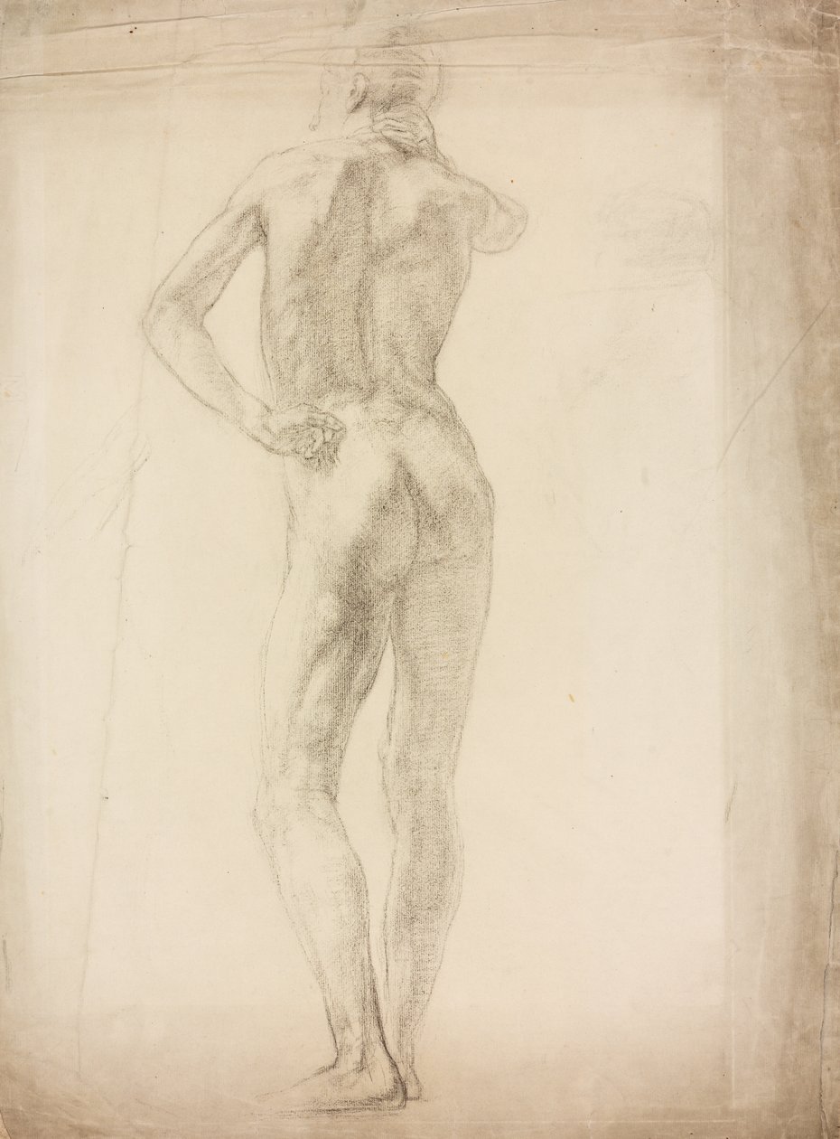 En studie av en manlig figur av Derwent Lees