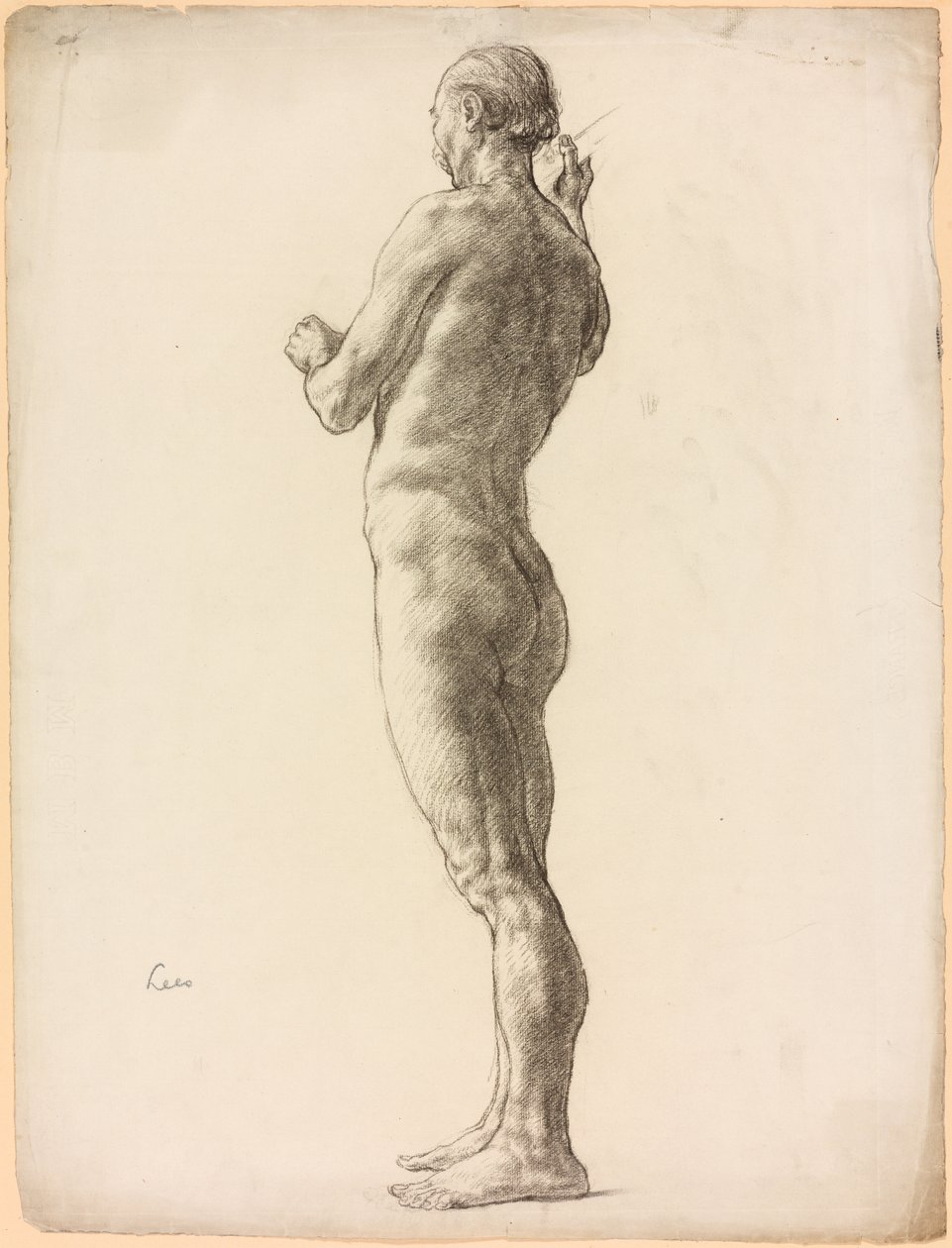 En studie av en manlig figur av Derwent Lees