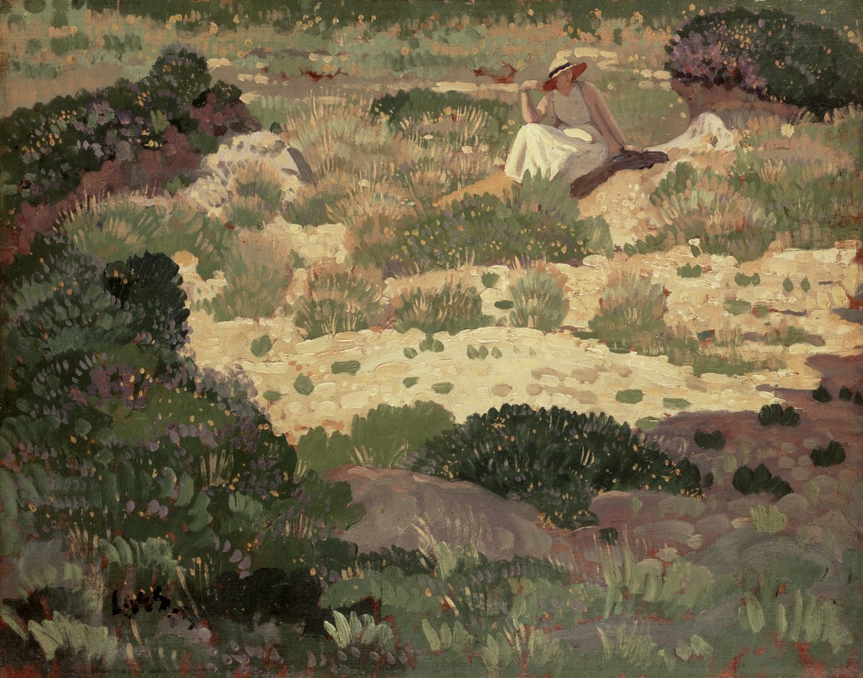 Near Cassis, 1913 (panel) av Derwent Lees