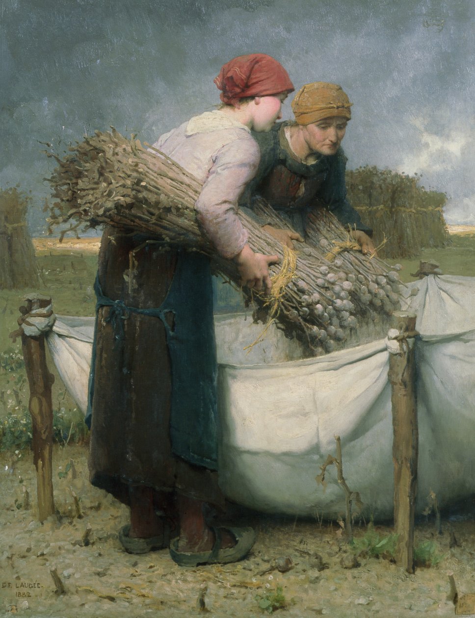 Tamaitai i le Malae, 1882 swed av Desire Francois Laugee