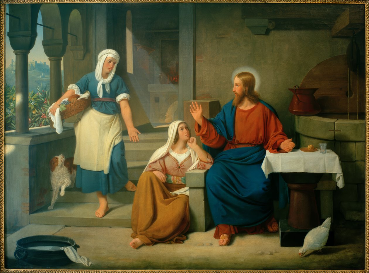 D.C.Blunck, Kristus med Martha och Maria av Detlev Konrad Blunck