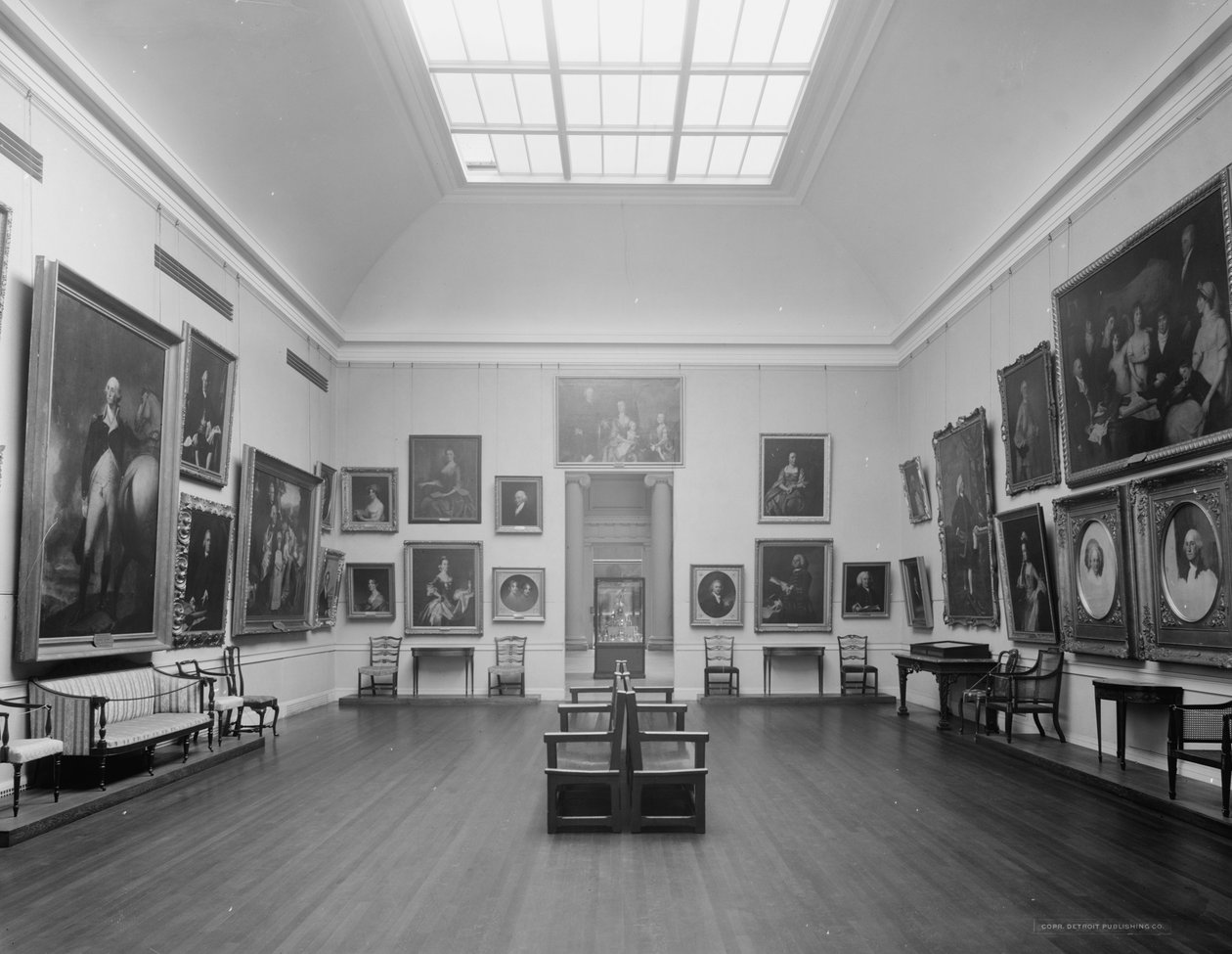 Early American Room, Museum of Fine Arts, Boston, Massachusetts, c.1909-20 av Detroit Publishing Co.