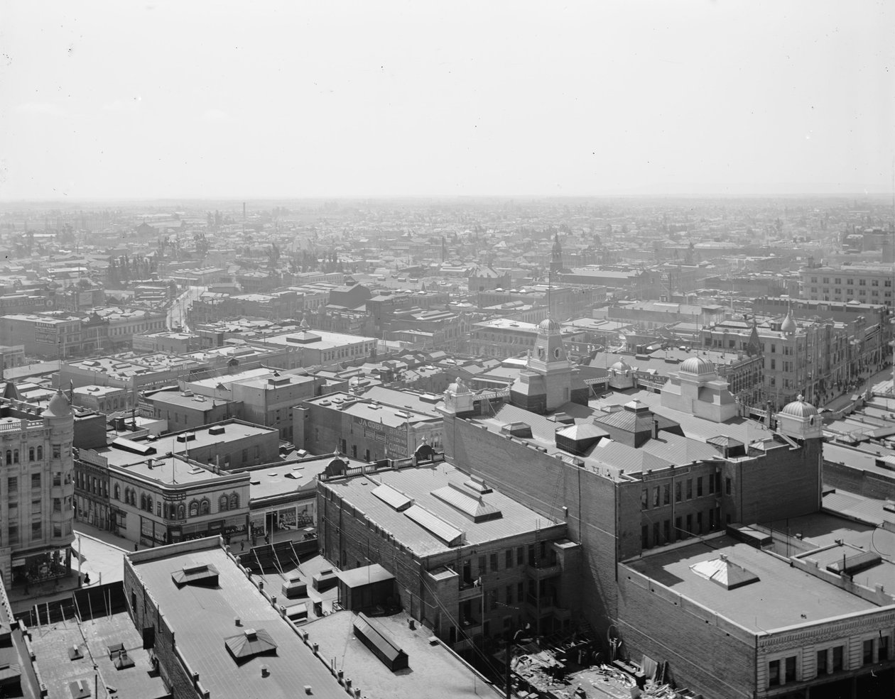 Allmän vy, Los Angeles, Kalifornien, ca 1880-99 av Detroit Publishing Co.