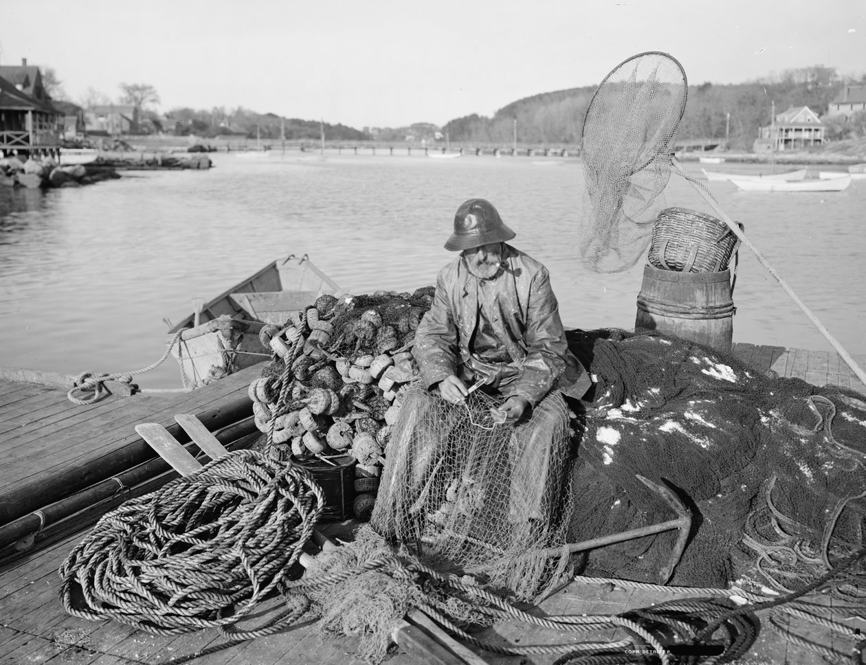 Gör sig redo för en resa, ca 1905 av Detroit Publishing Co.